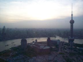 Huangpu river and Pearl Tower
